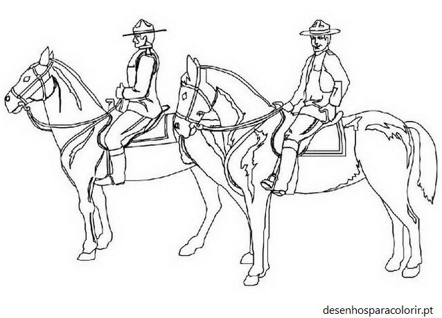 Desenhos de cavalos 29